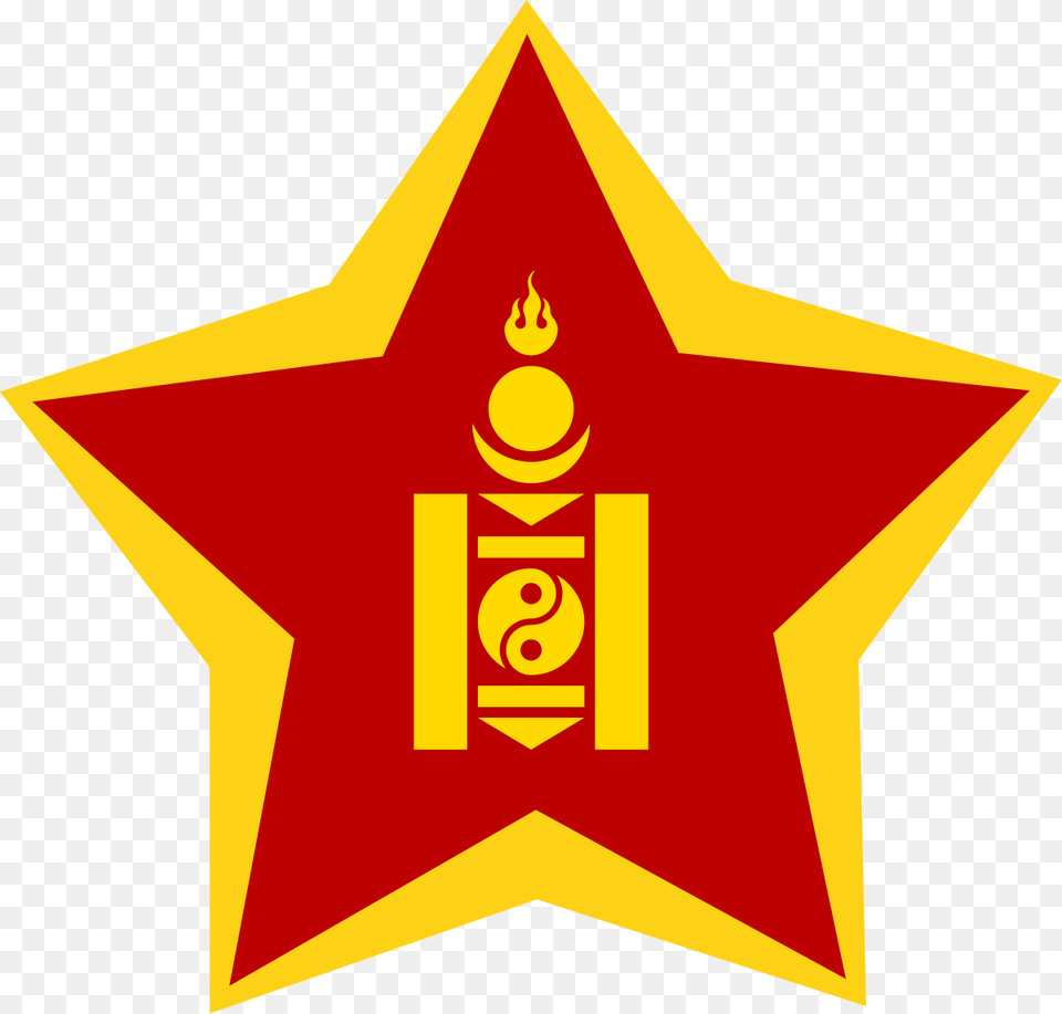 Mongolia Flag, Star Symbol, Symbol, Person Free Png