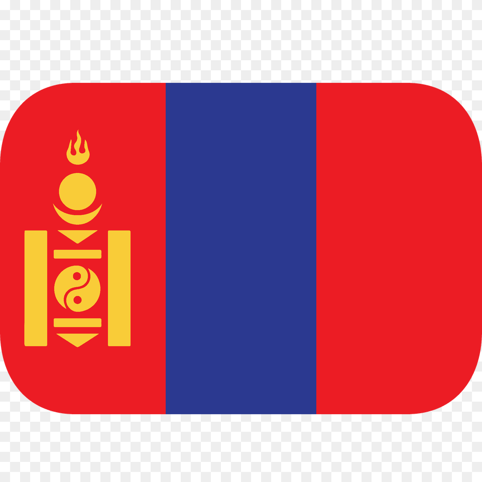 Mongolia Flag Emoji Clipart, Logo, Food, Ketchup Free Transparent Png