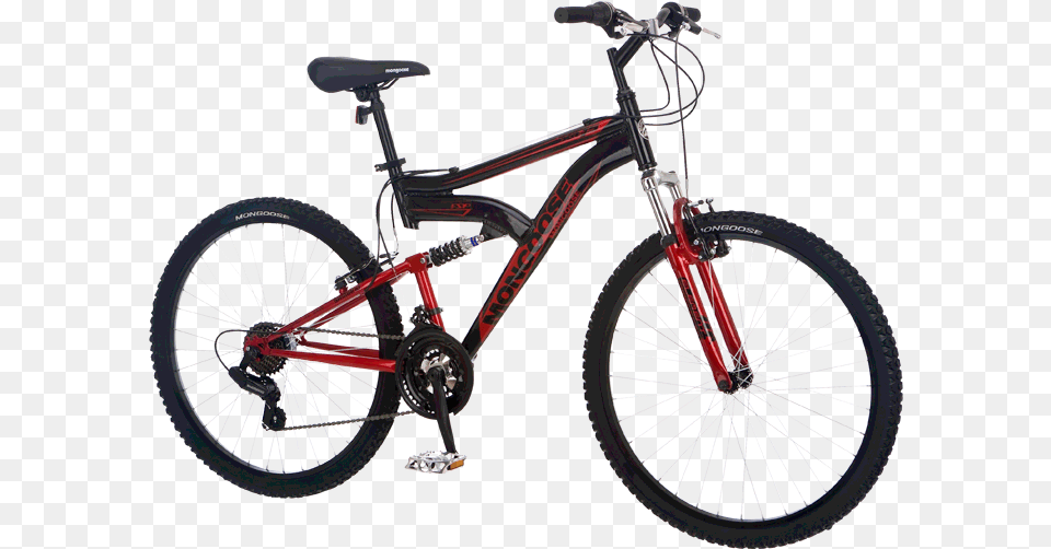 Mongoose Mountain Bike Black And Pink, Bicycle, Mountain Bike, Transportation, Vehicle Png