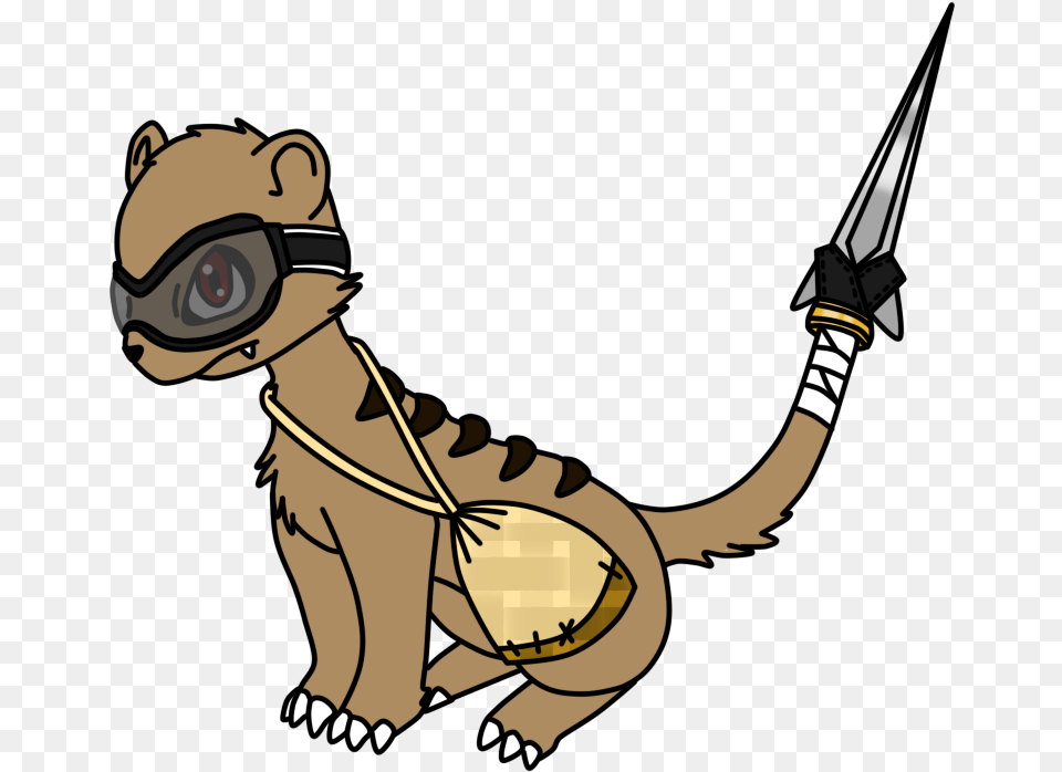 Mongoosemon The Mongoose Digimon By Inakamon Mongoose, Person, Hardware, Electronics, Goggles Free Png Download