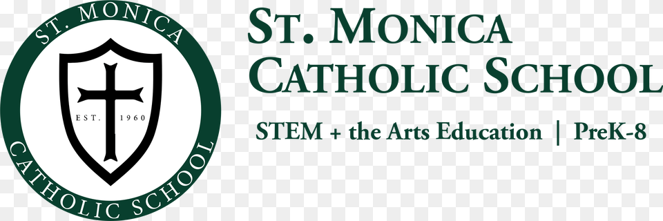 Monica Catholic School Logo Transparent School, Cross, Symbol Free Png