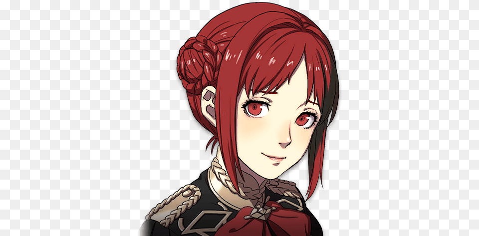 Monica Fire Emblem Three Houses Red Hair Girl, Adult, Publication, Person, Female Png Image