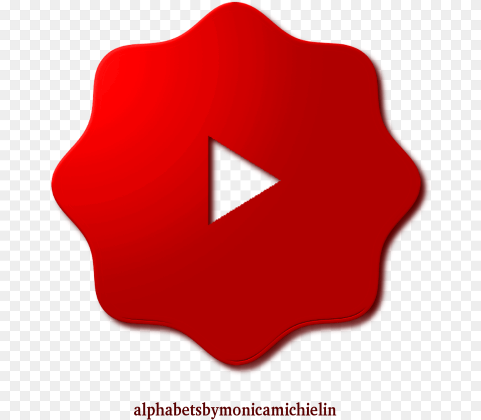 Monica Michielin Alfabetos Red Youtube Logo Alphabet And Clip Art, Flower, Petal, Plant, Food Png
