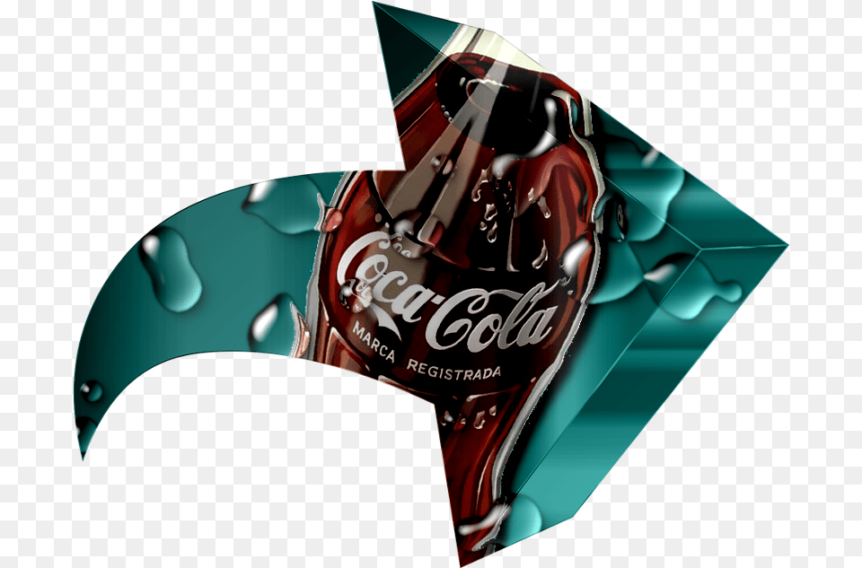 Monica Michielin Alphabets Blue Coca Cola Coke Alphabet And Botella Coca Cola Animada, Beverage, Soda, Advertisement Png