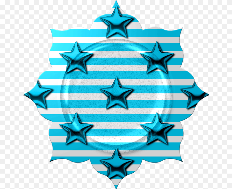 Monica Michielin Alphabets Blue Stripes Stars Alphabet Decorative, Symbol, Turquoise, Star Symbol, Logo Free Transparent Png