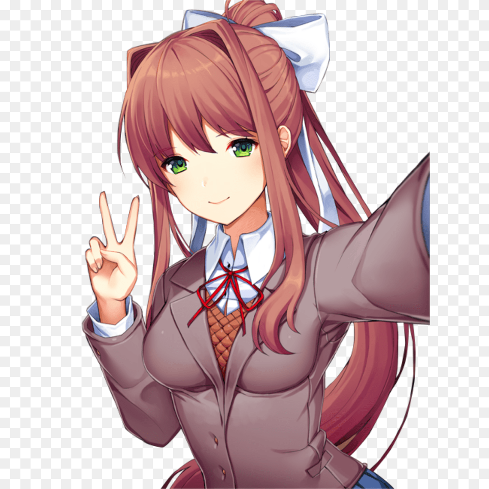 Monika Ddlc, Publication, Book, Comics, Adult Free Png