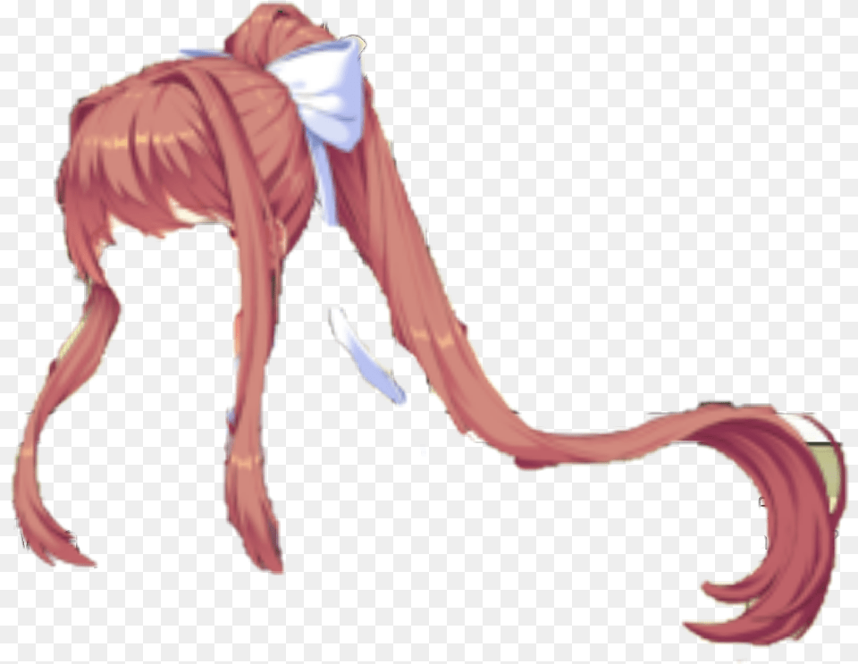 Monika Hair Ddlcmonika Ddlc Badedit Doki Doki Literature Club Monika Thicc, Adult, Book, Comics, Female Png