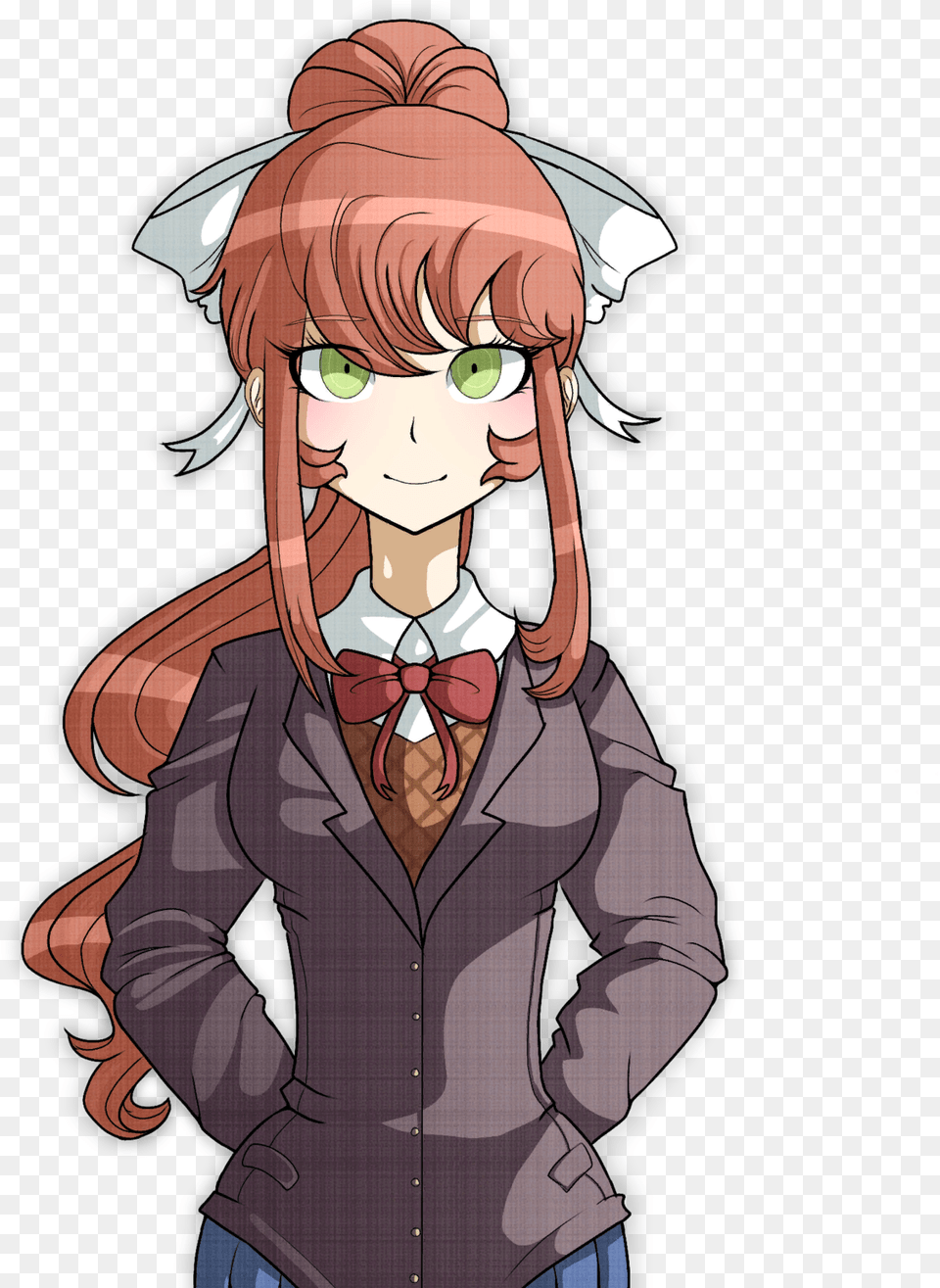 Monikajustmonkiaheh Doki Doki Literature Club Danganronpa Style, Adult, Person, Man, Male Png Image