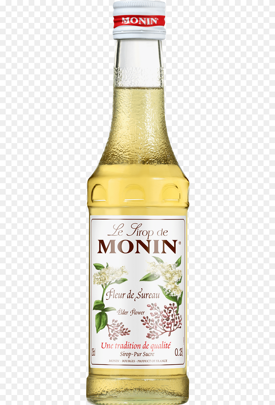 Monin Elderflower Syrup, Alcohol, Beer, Beverage Png