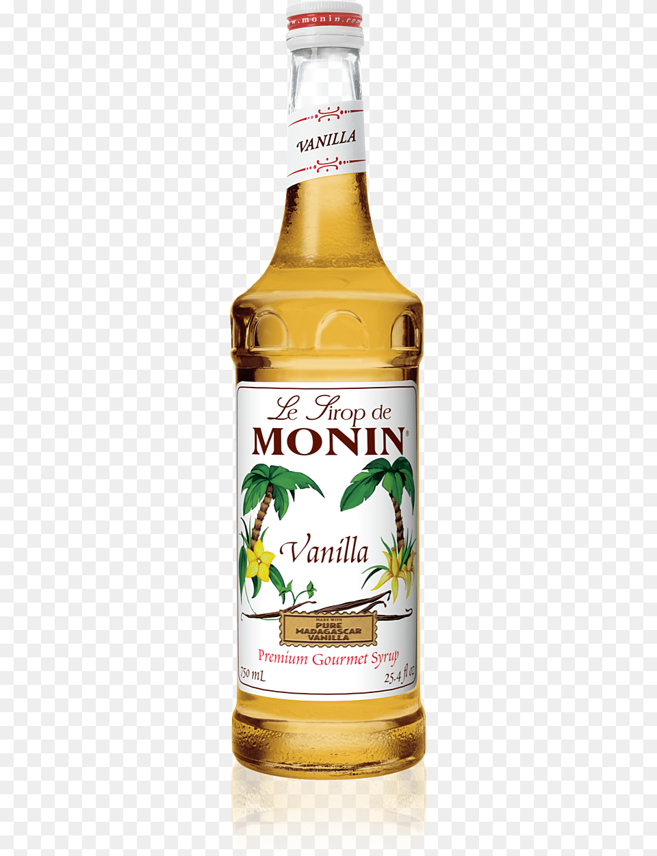 Monin Vanilla Syrup, Alcohol, Beer, Beverage, Liquor Free Transparent Png