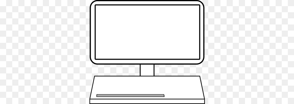 Monitor Computer, Electronics, Pc, White Board Free Png Download