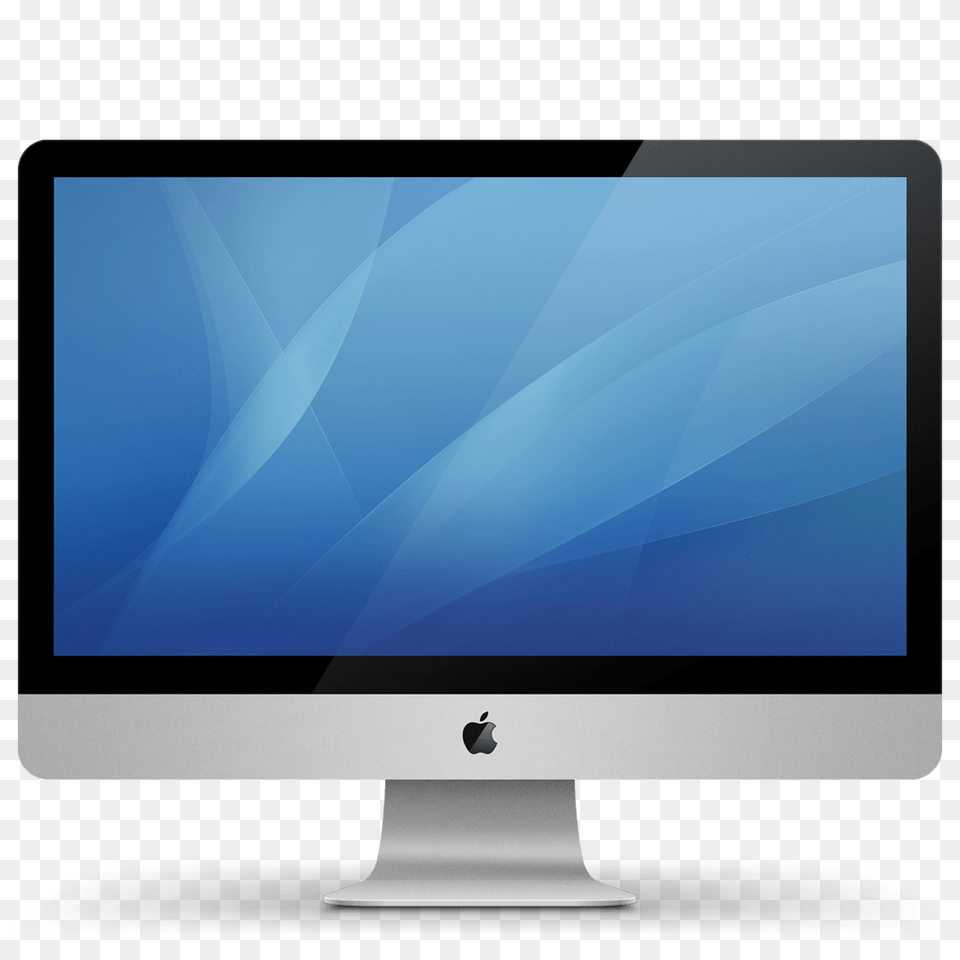 Monitor Apple Blue, Computer, Computer Hardware, Electronics, Hardware Free Png