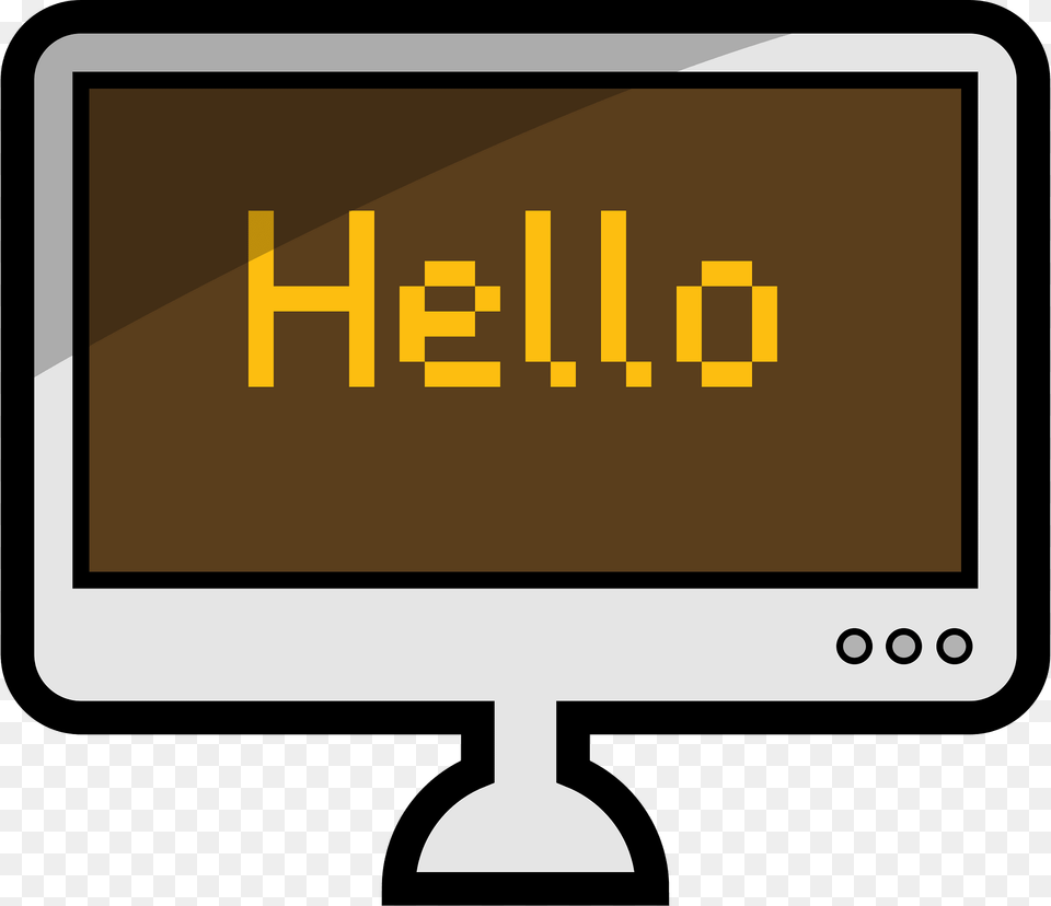 Monitor Clipart, Electronics, Screen, Computer Hardware, Hardware Png Image