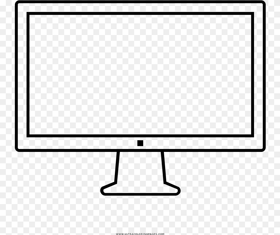 Monitor Coloring, Gray Free Transparent Png