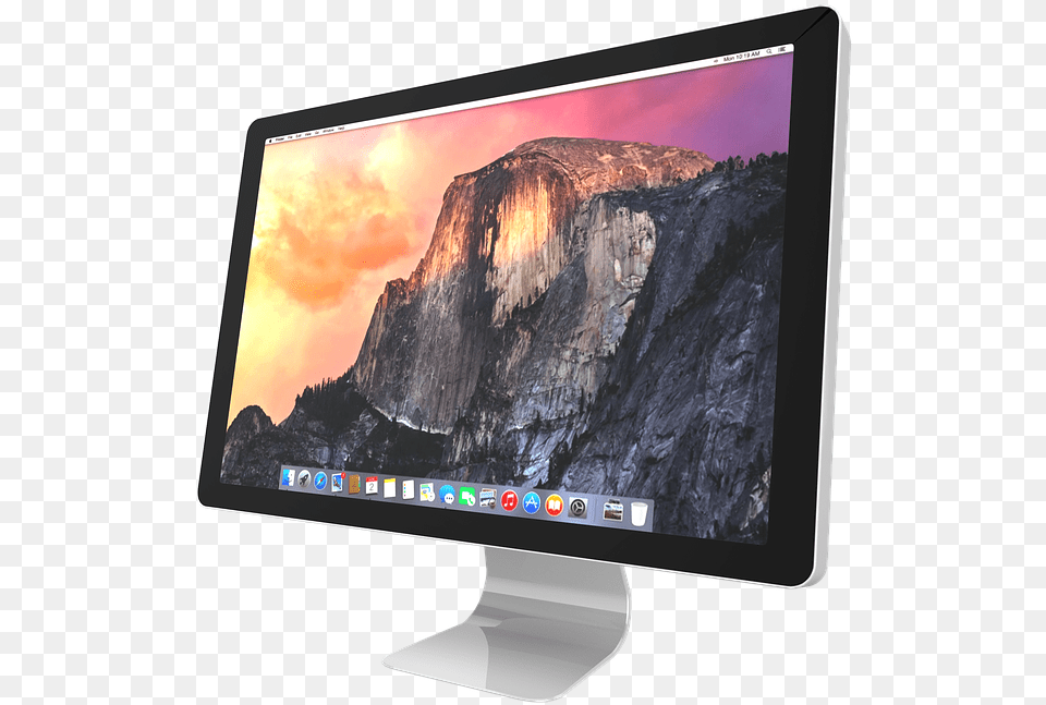 Monitor Imac Computer Screen Pc Apple Device Ecran Pc Transparent, Computer Hardware, Electronics, Hardware Png