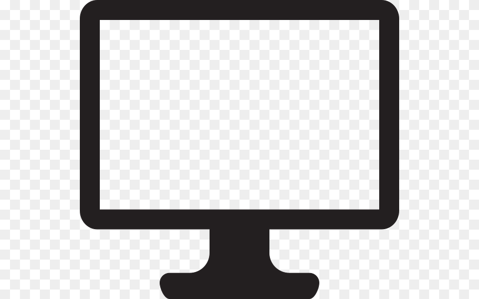 Monitor Image In Black And White, Computer Hardware, Electronics, Hardware, Screen Free Transparent Png