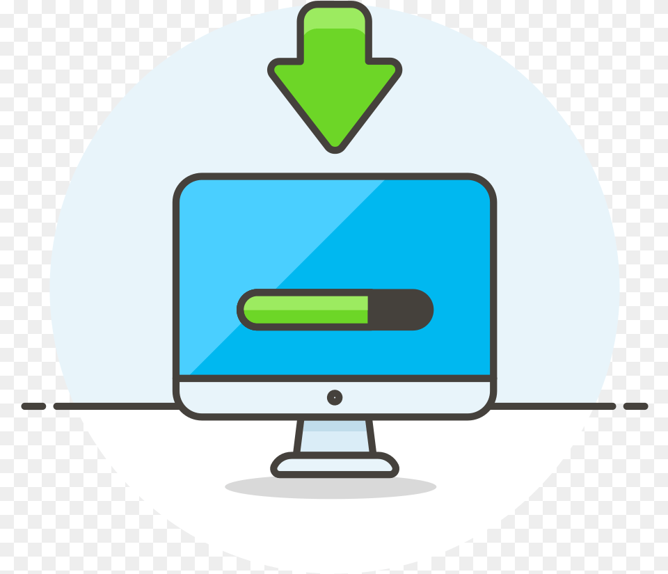 Monitor Loading Progress Icon Math Teacher Icons, Computer Hardware, Electronics, Hardware, Disk Png Image