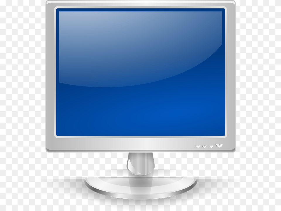 Monitor Screen Blue Display Pc Computer Apple Blue Monitor, Computer Hardware, Electronics, Hardware Png Image