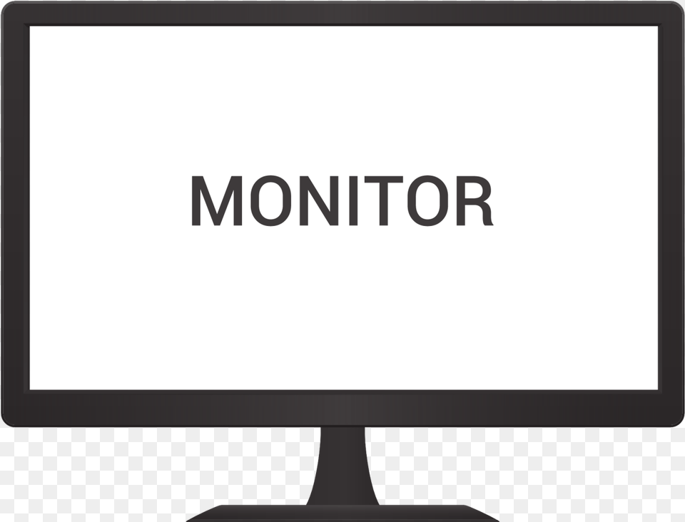 Monitor Vector Image Lcd Monitor Vector, Computer Hardware, Electronics, Hardware, Screen Free Png