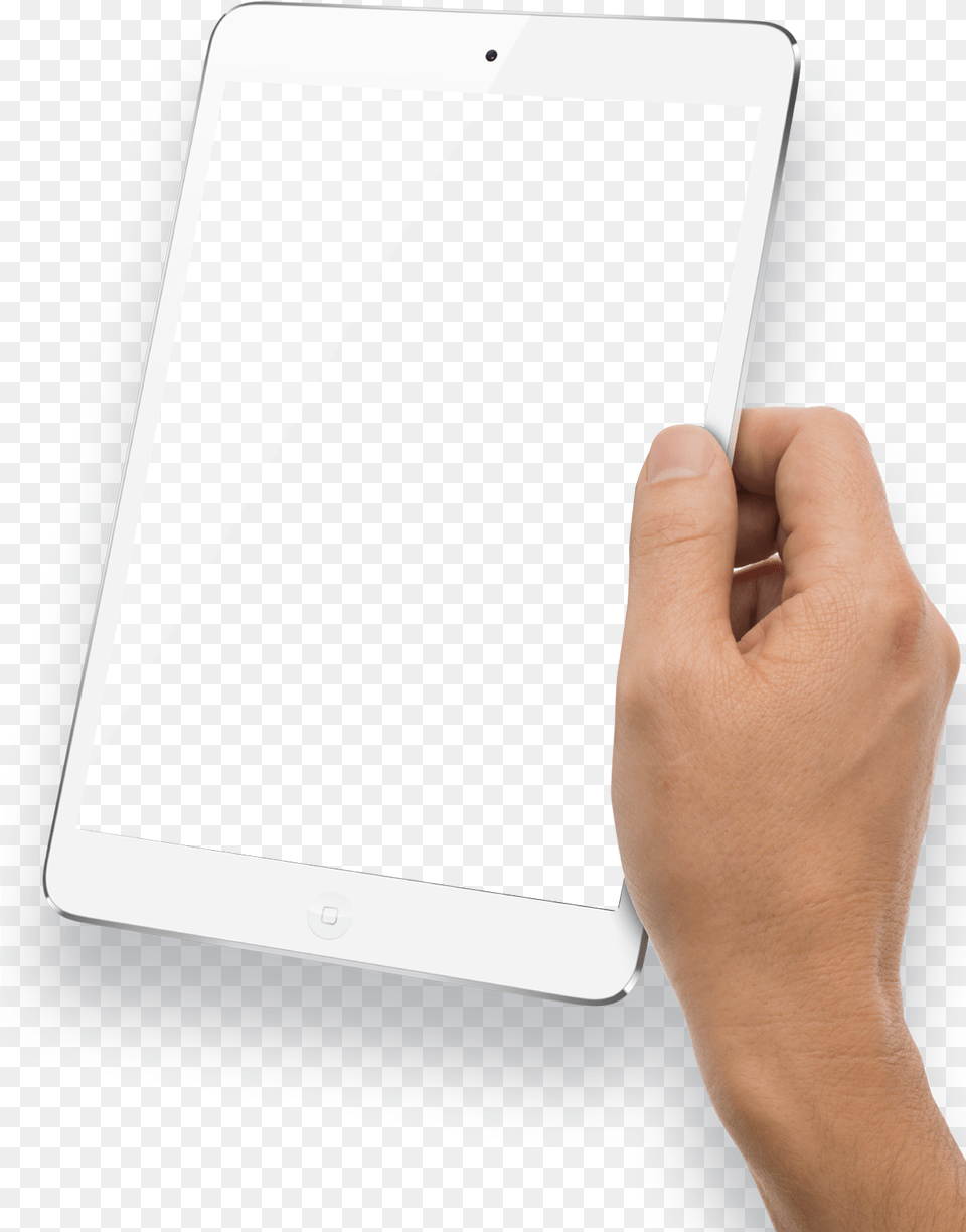 Monitor Vector Transparent Image Transparent Ipad In Hand, Computer, Electronics, Tablet Computer Png