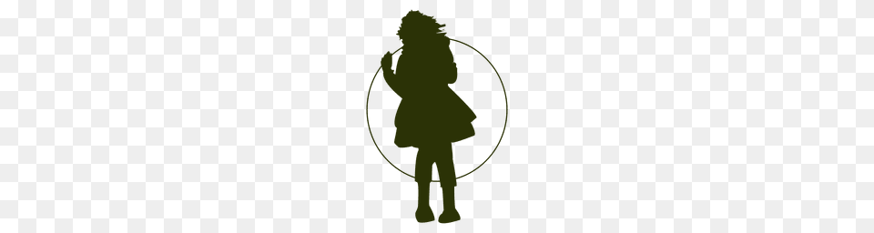 Monitors Circle Icon, Silhouette, Clothing, Coat, Person Free Png