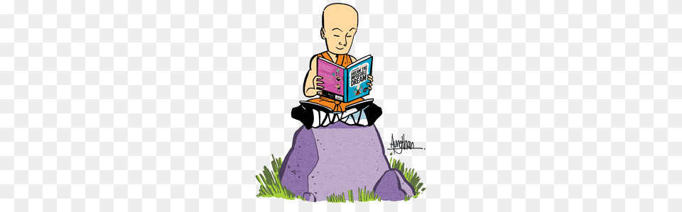 Monk, Book, Person, Publication, Reading Free Png Download