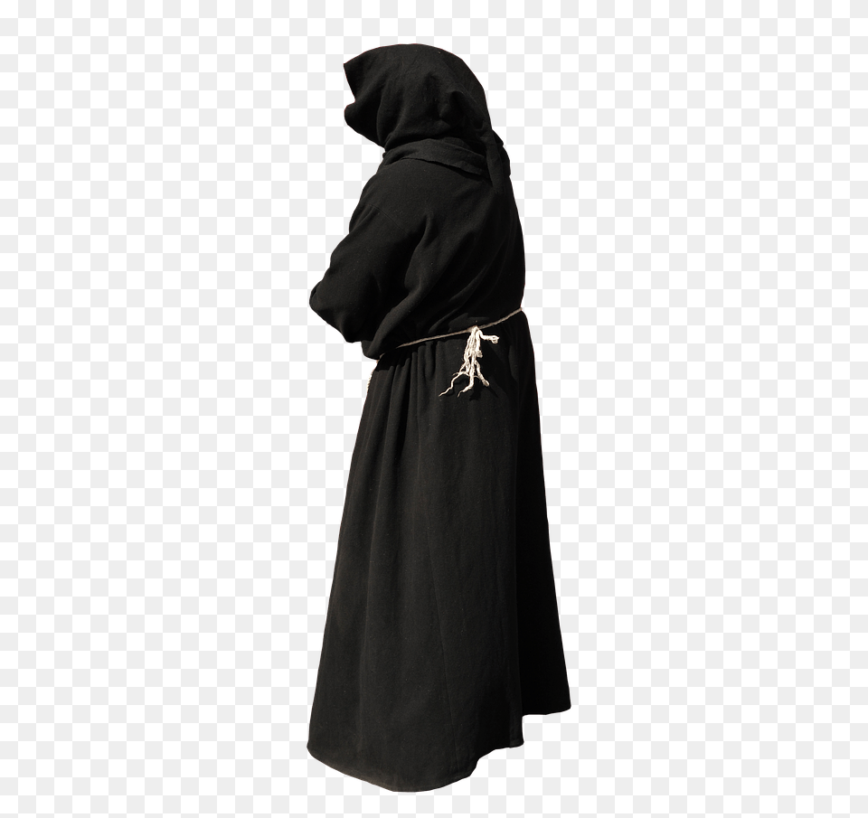 Monk Back View, Adult, Fashion, Female, Person Free Transparent Png