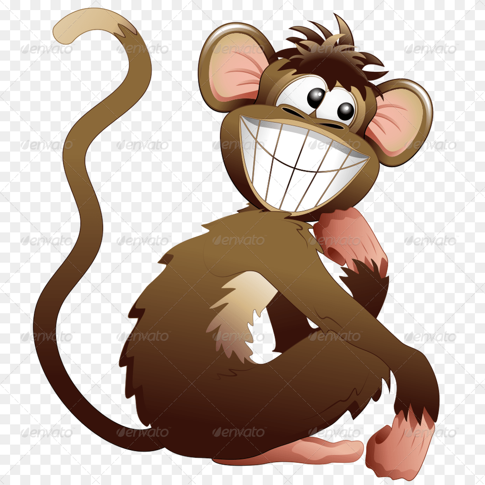 Monkey 1 1000 Cartoon Wild Animals, Animal, Mammal, Wildlife, Dynamite Png Image