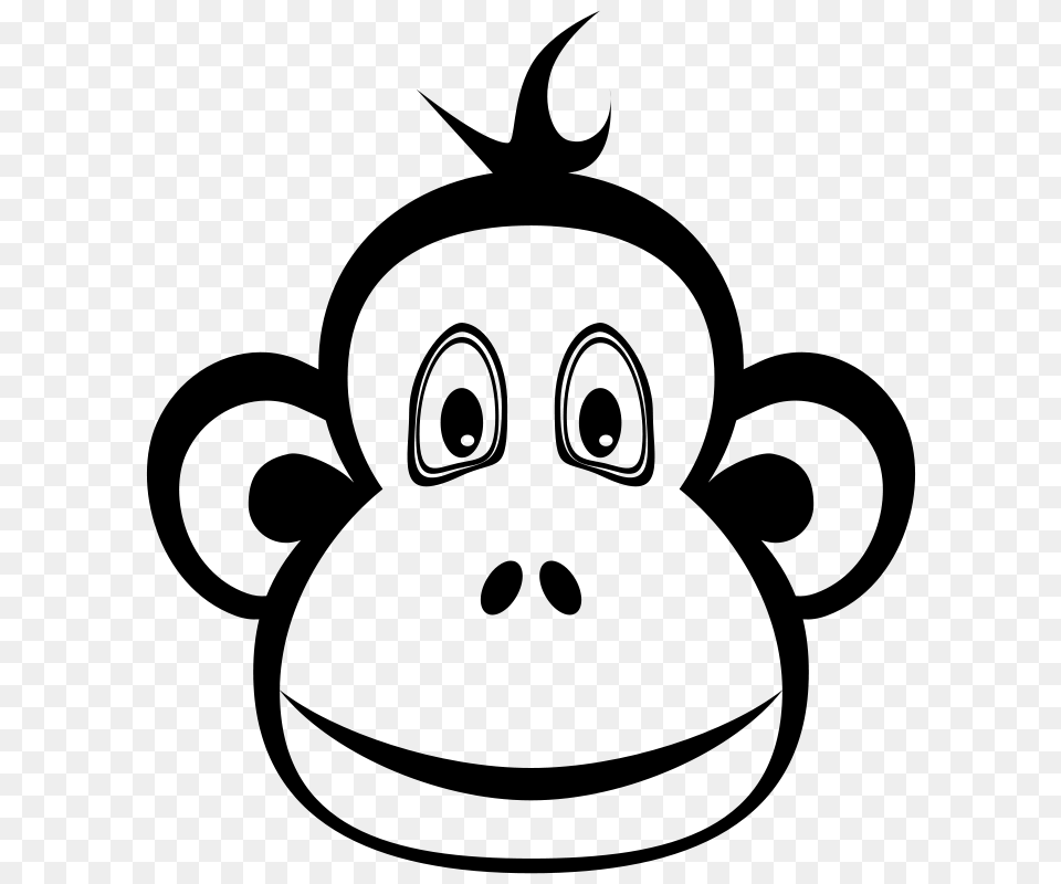 Monkey, Gray Free Transparent Png