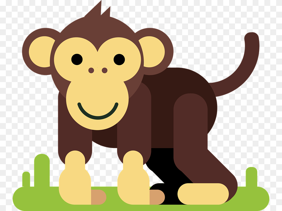 Monkey Animal Cartoon Character Comic Figure Animals Cartoon Images, Bear, Mammal, Wildlife, Face Free Png Download