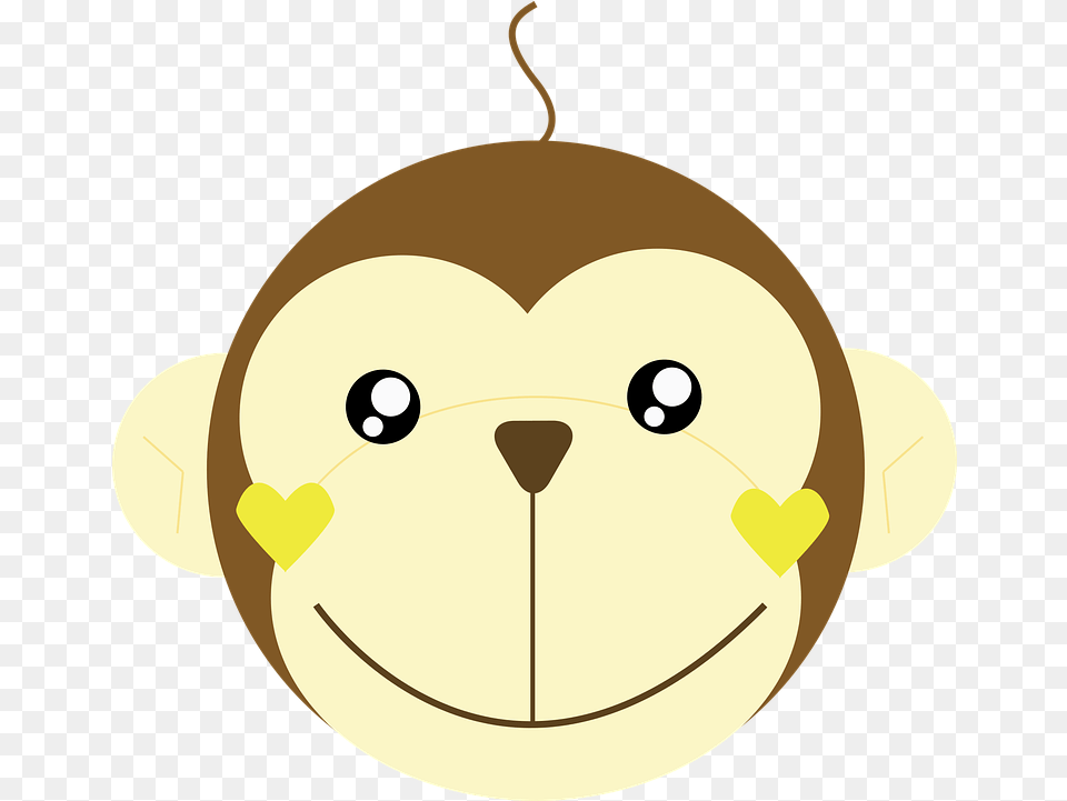 Monkey Animal Primates Vector Graphic On Pixabay Cartoon, Astronomy, Moon, Nature, Night Free Png Download