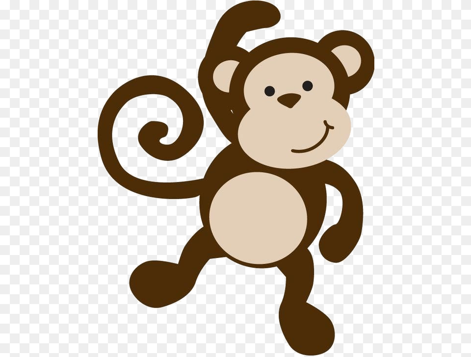 Monkey Baby Clipart Ba Silhouette At Getdrawings Baby Monkey Clipart, Plush, Toy, Nature, Outdoors Png