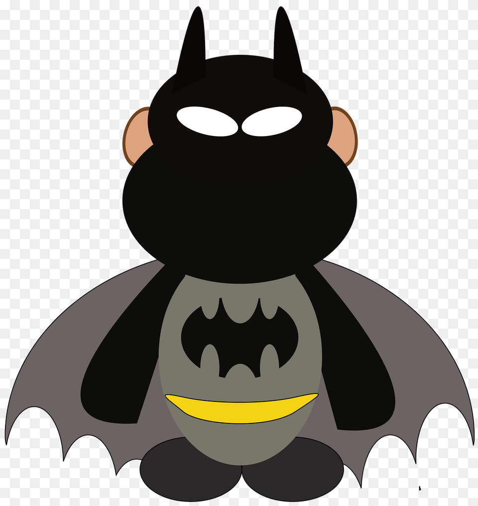 Monkey Batman Clipart, Logo Free Png Download