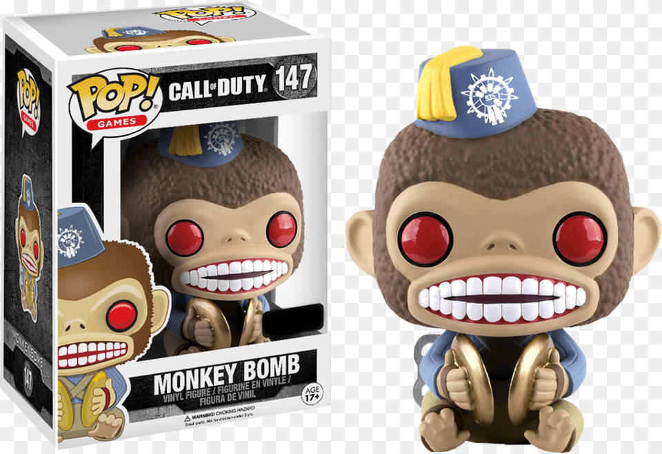 Monkey Bomb Funko Pop, Plush, Toy, Face, Head Free Png