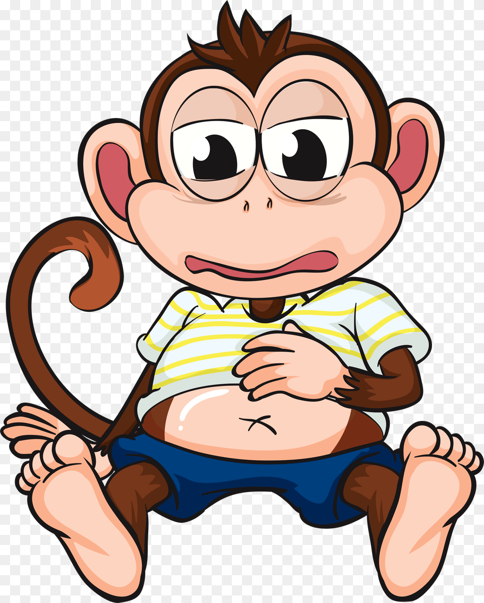 Monkey Business Monkeys Clip Art Rompers Illustrations, Baby, Person, Face, Head Free Png Download