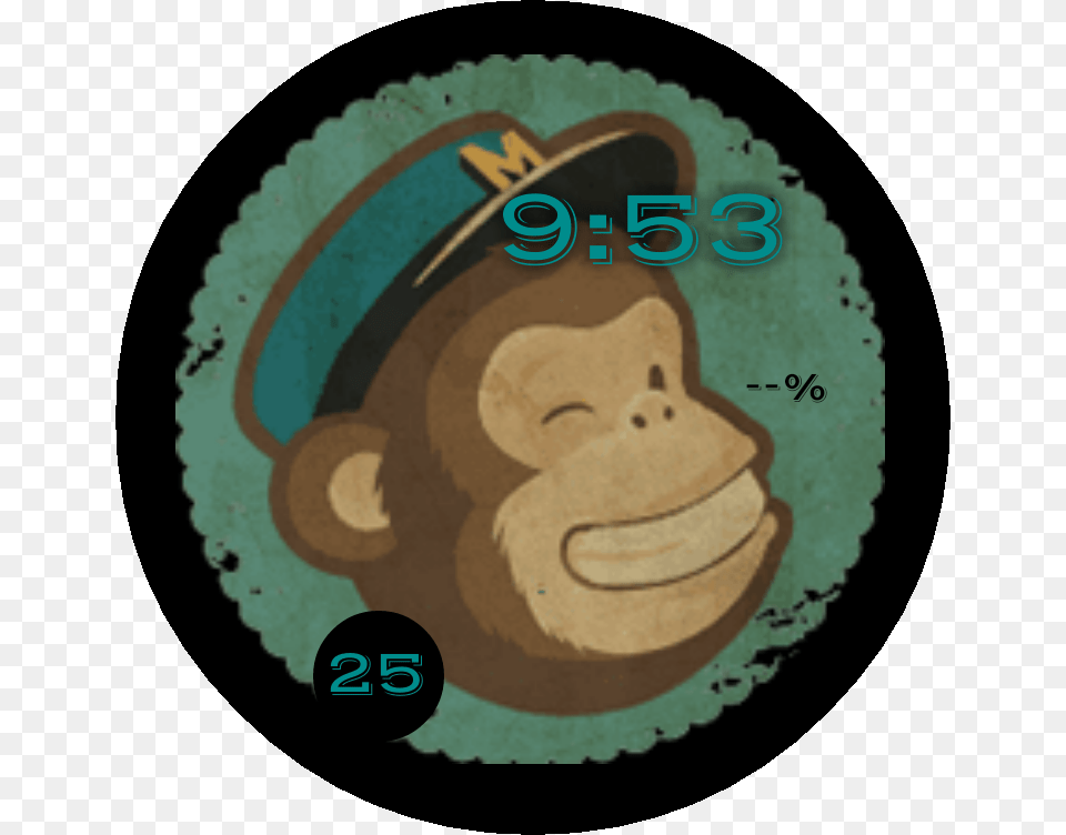 Monkey Business Watch Face Preview, Home Decor, Disk, Clothing, Hat Free Transparent Png