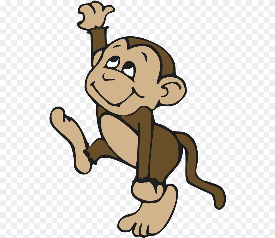 Monkey Cartoon Clip Art Animated Monkeys Transparent Background, Baby, Person, Face, Head Png Image