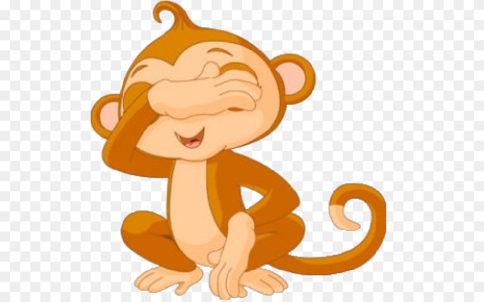 Monkey Cartoon Clipart Group With Items, Baby, Person Free Transparent Png