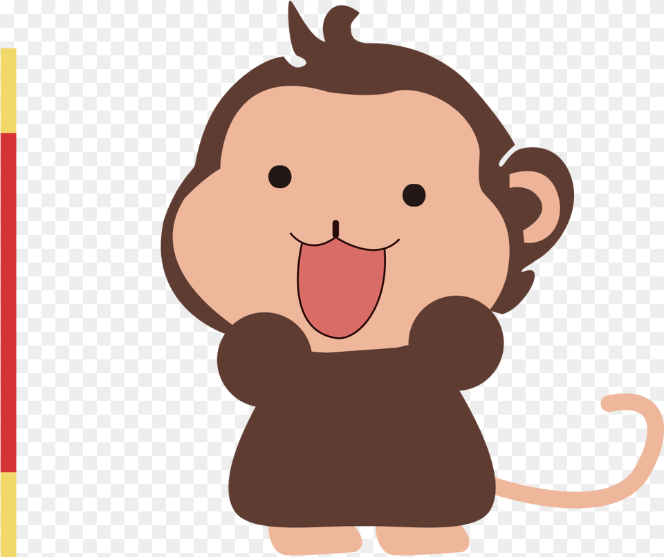 Monkey Cartoon Infant Child Monkey, Baby, Person, Face, Head Png Image