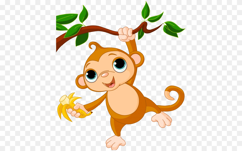 Monkey Clip Art, Cartoon Free Png Download