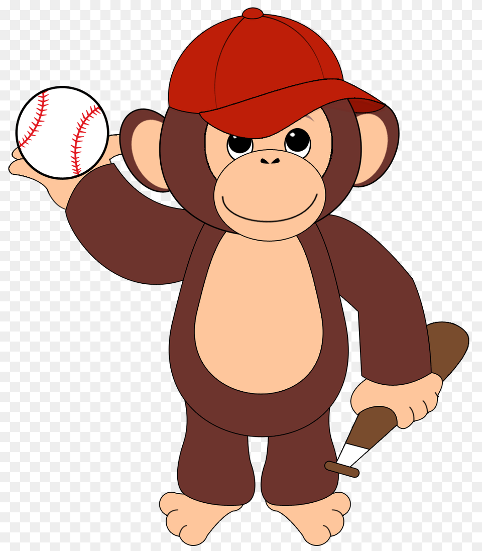 Monkey Clip Art, Ball, Baseball, Baseball (ball), People Png Image