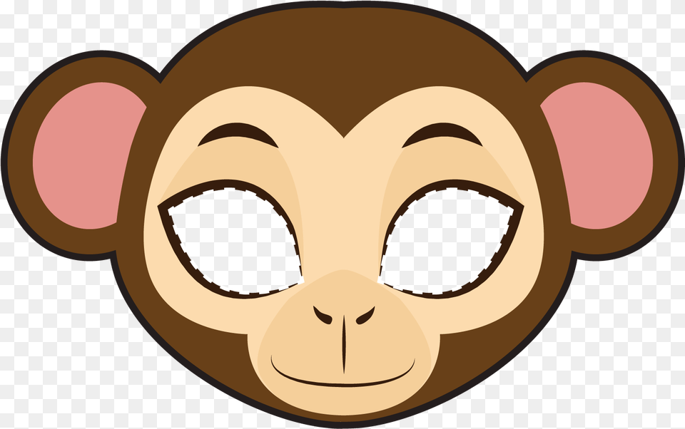Monkey Clip Art Mascaras De Monos Para Imprimir, Animal, Mammal, Wildlife Free Png