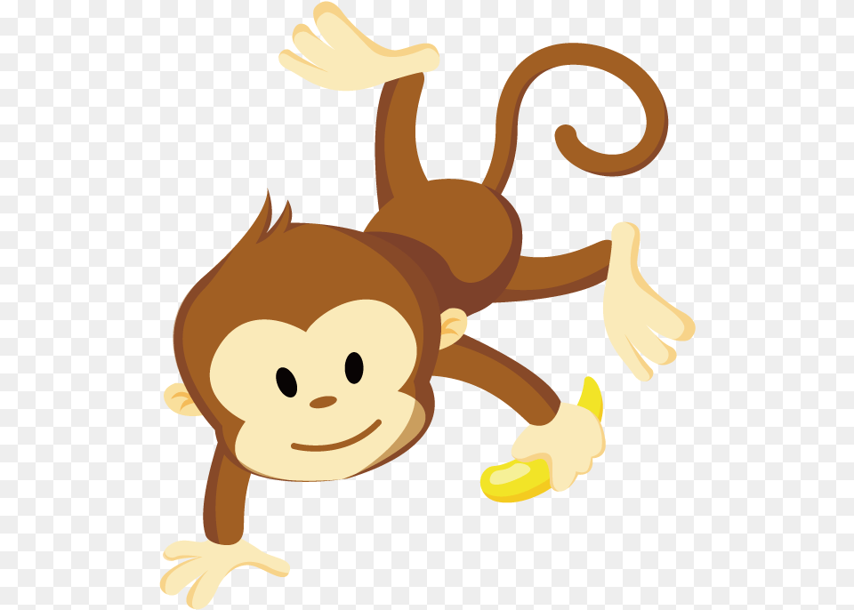 Monkey Clip Art Monkey And Banana Clipart, Baby, Person, Animal, Mammal Png Image