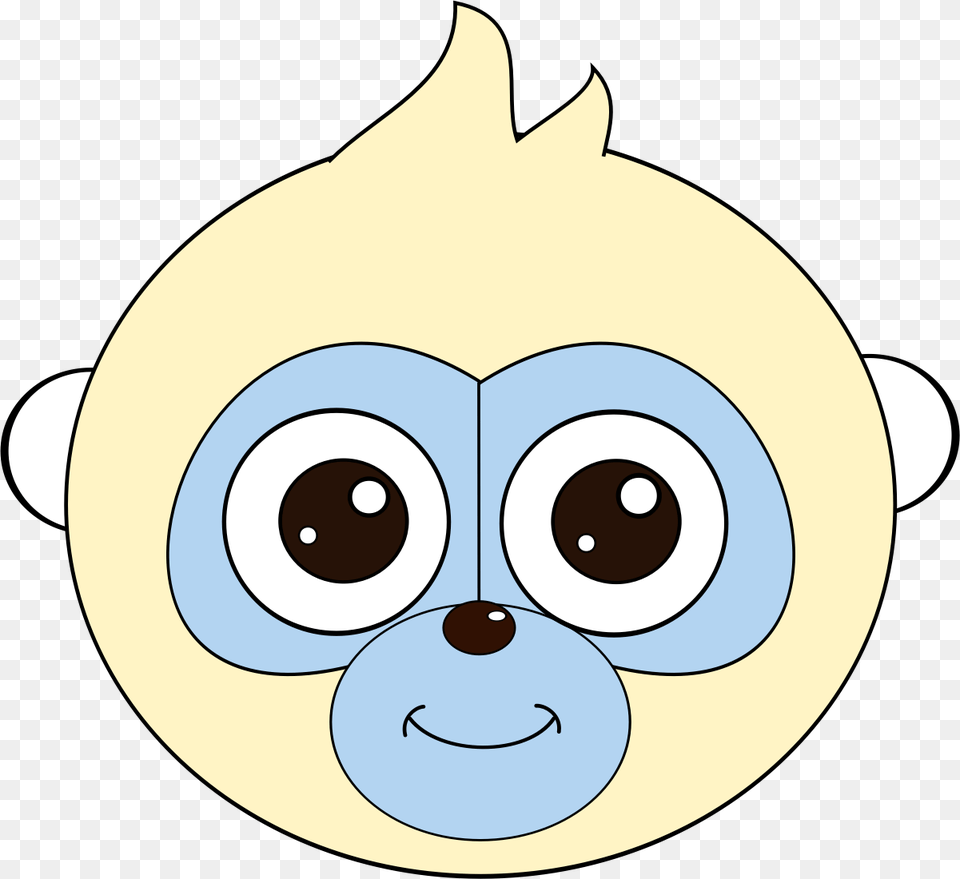 Monkey Clip Arts Animal Face Clipart Monyet, Disk Png