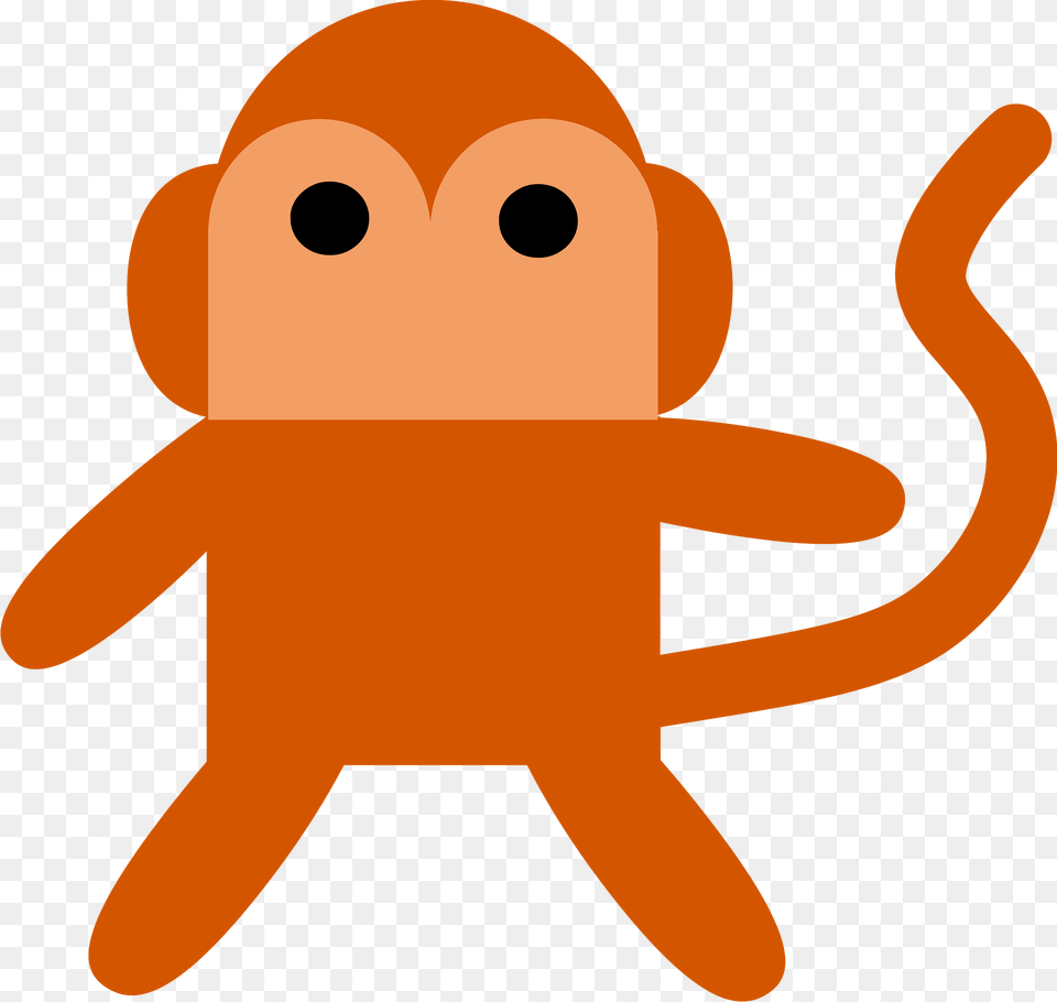 Monkey Clipart, Animal, Sea Life, Plush, Toy Free Transparent Png