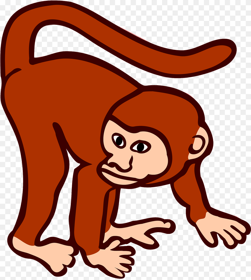 Monkey Clipart, Animal, Wildlife, Face, Head Png