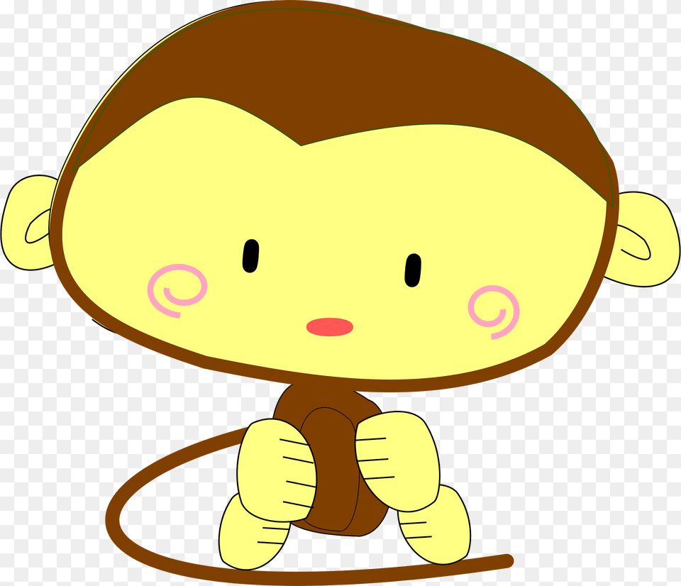 Monkey Clipart, Plush, Toy, Cartoon Png Image