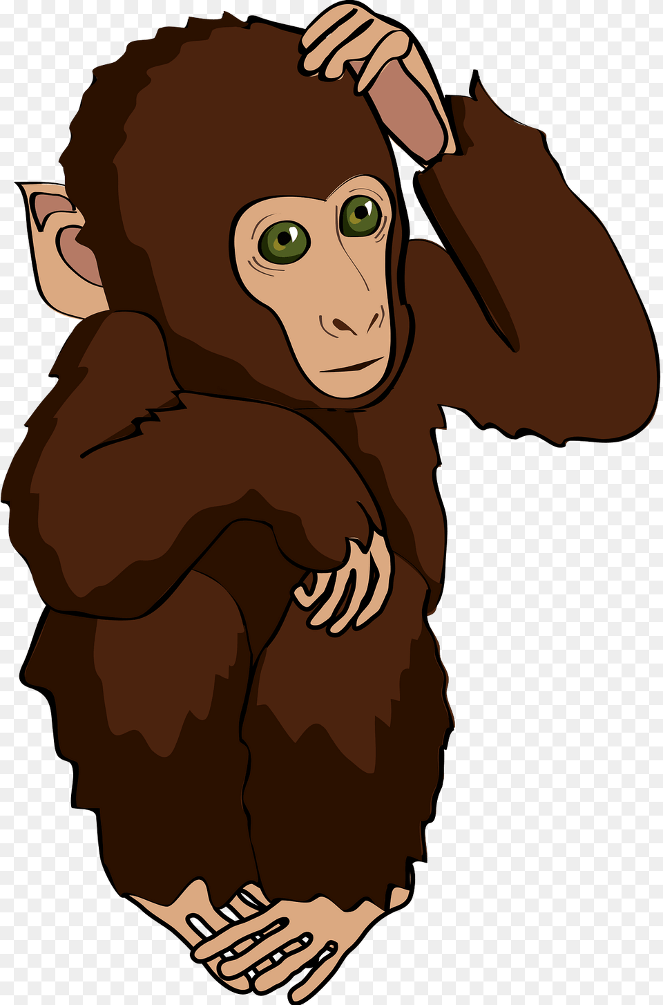 Monkey Clipart, Baby, Person, Animal, Ape Free Png Download