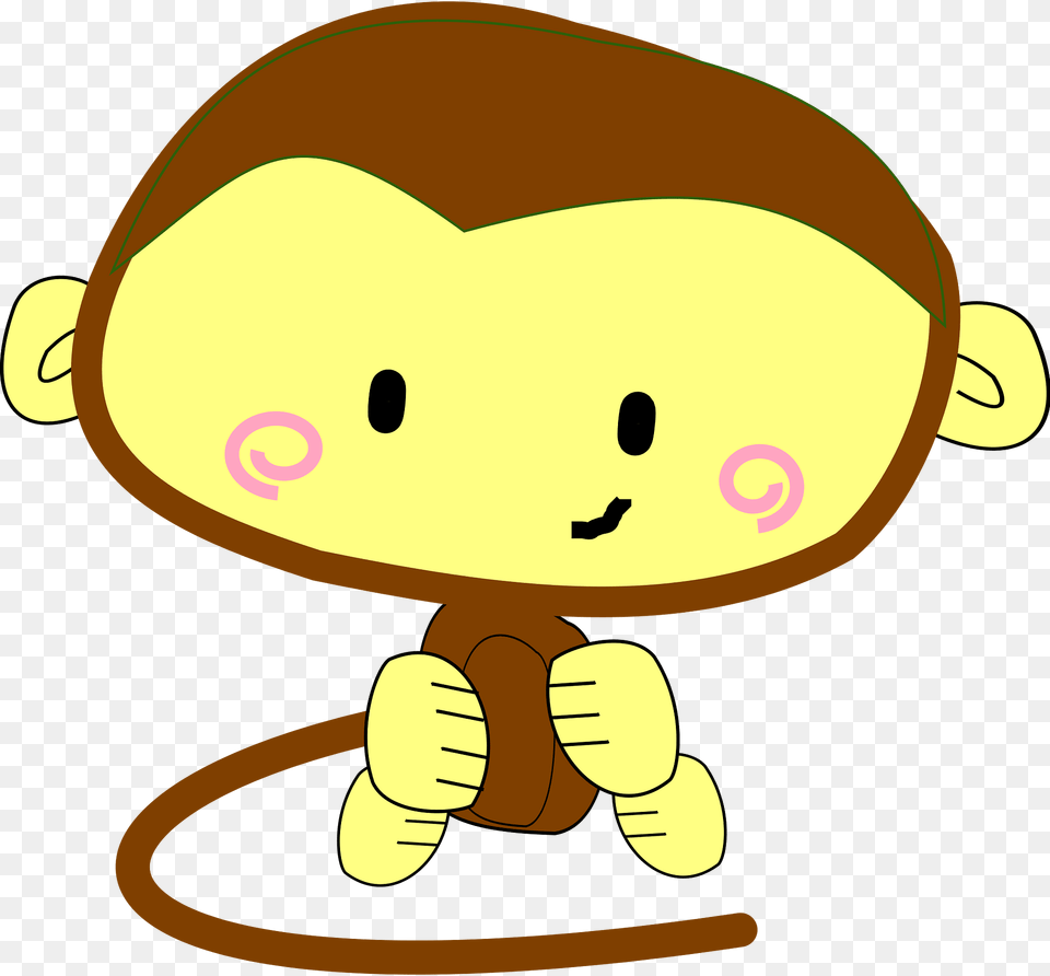 Monkey Clipart, Plush, Toy, Animal, Fish Png