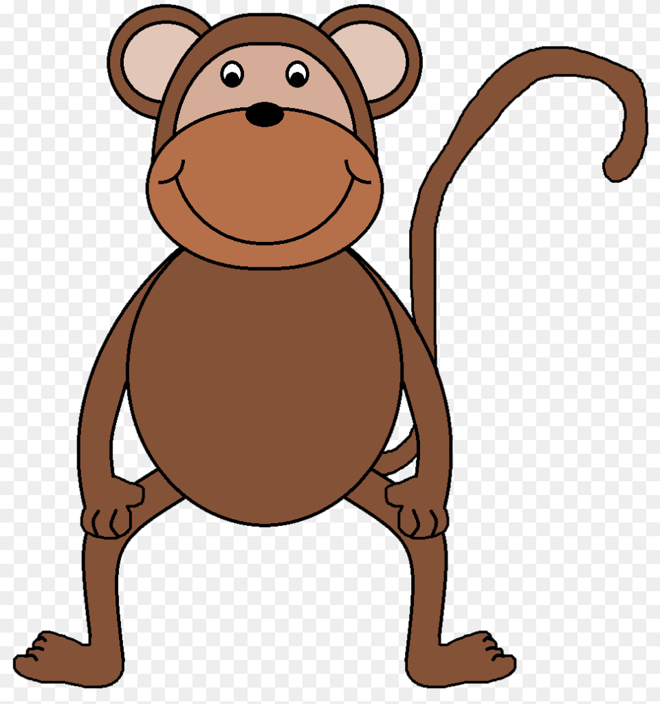 Monkey Clipart Clip Art Animals Of Monkeys, Baby, Person, Cartoon, Animal Png Image